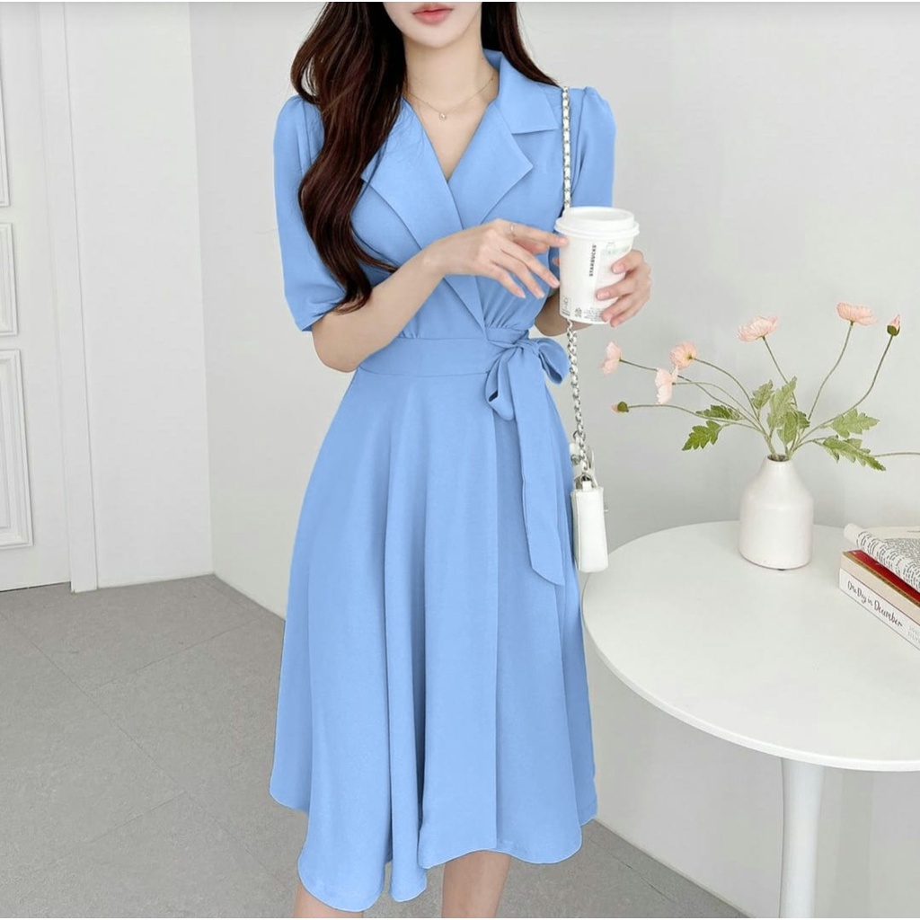 FWG - DRESS ARSYELA / DRESS WANITA CASUAL DRESS / DRESS / FASHION WANITA / DRESS KOREAN STYLE