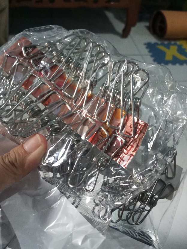 Jepitan Jemuran Baju Stainless 20pc Anti Karat Satu Set
