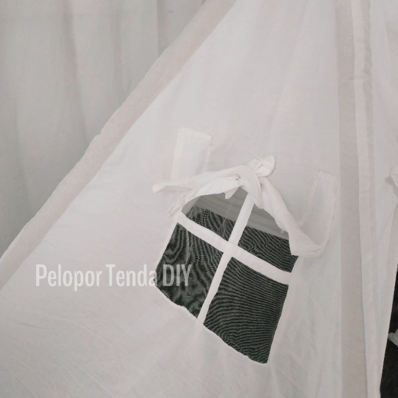 Tenda Indian Instant Off White (Polos) / Alody's Collection