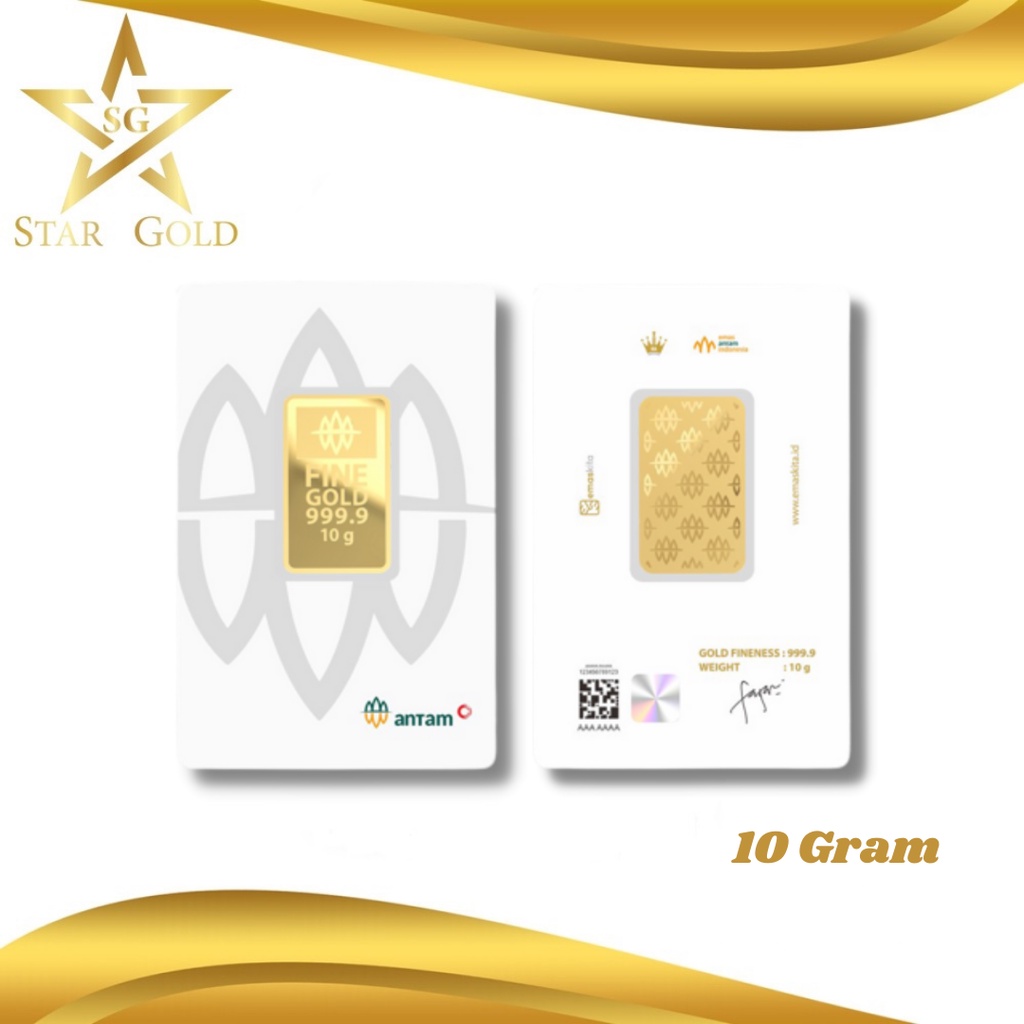 Star Gold Logam Mulia Antam Indonesia X Hartadinata  10gr-2