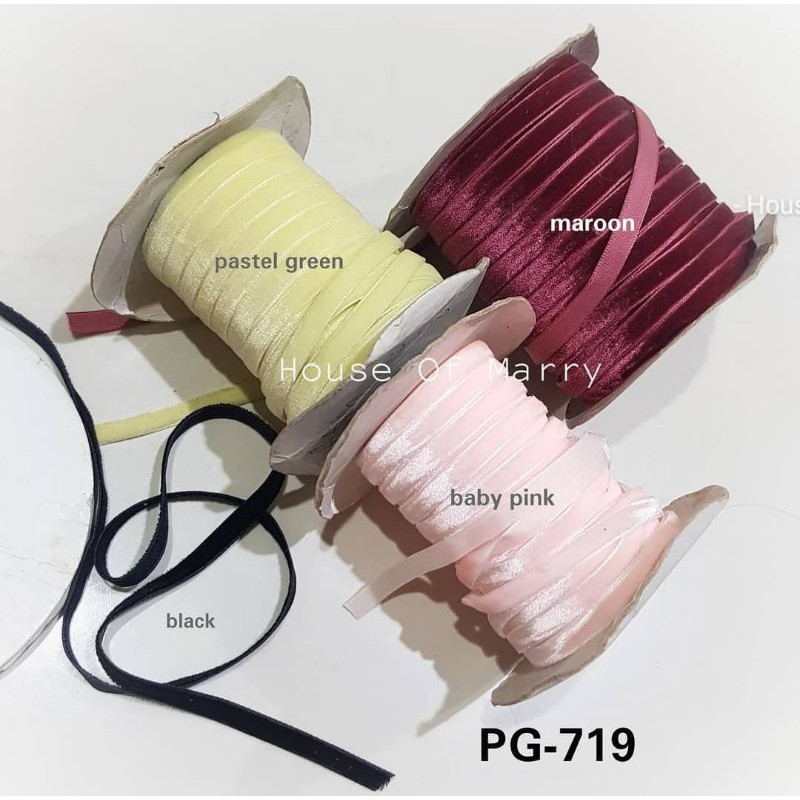 

PITA VELVET/BLUDRU PG-719 | 0.5 cm | per yard (90 cm)