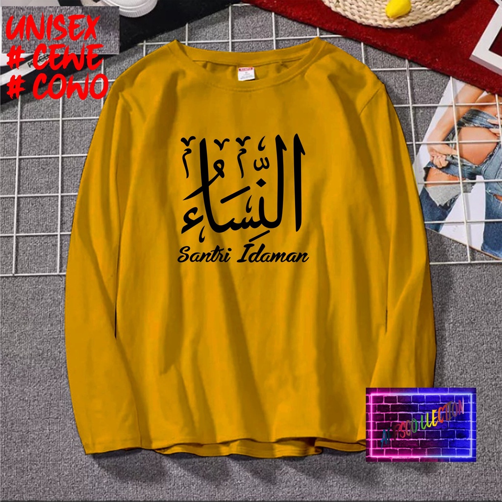 COD/ KAOS SANTRI IDAMAN TULISAN ARAB/KAOS TULISAN/KAOS HITS/KAOS SANTRI KEKINIAN/KAOS DAKWAH PAKAIAN PRIA PESANTREN KATA KATA VIRAL 2021/KAOS ISLAM/SANTRIWATI/KAOS HITS 2021/KAOS BERGAMBAR /KAOS TULISAN/KAOS EKSPRESI/KAOS PRIA /TSHIRT PRIA DAN WANITA /