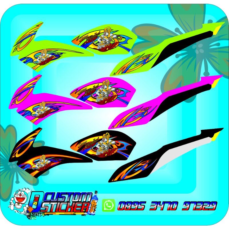 striping vijar siluman striping vixion siluman