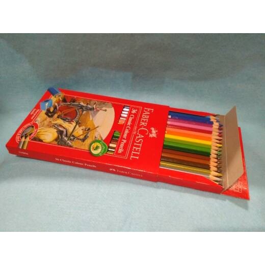 

WARNAPENSIL- PENSIL WARNA FABER-CASTELL CLASSIC 36 WARNA -PENSIL WARNA