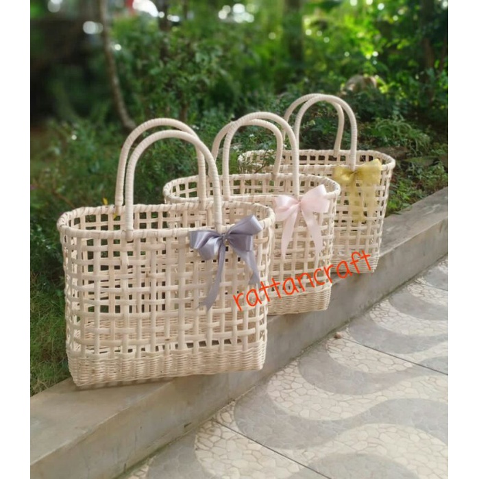Tas Rotan Jala / Keranjang Rotan Jala / Rotan Hampers