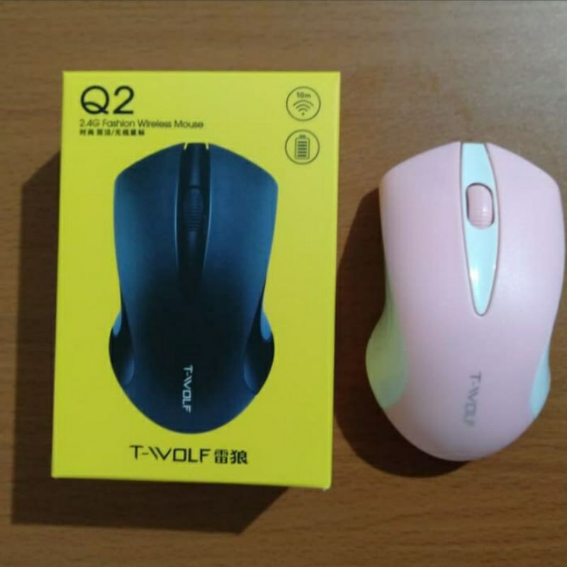 SKU-1103 MOUSE WIRELESS TWOLF Q2 HIGH QUALITY