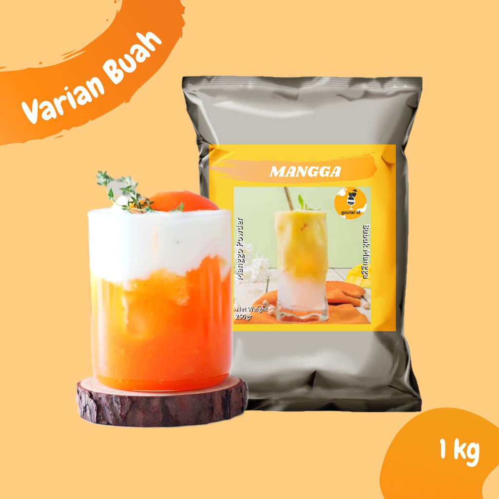 

BUBUK MINUMAN RASA BUAH 1KG / SERBUK MINUMAN ANEKA RASA / POWDER MINUMAN / MINUMAN KEKINIAN BOBA g