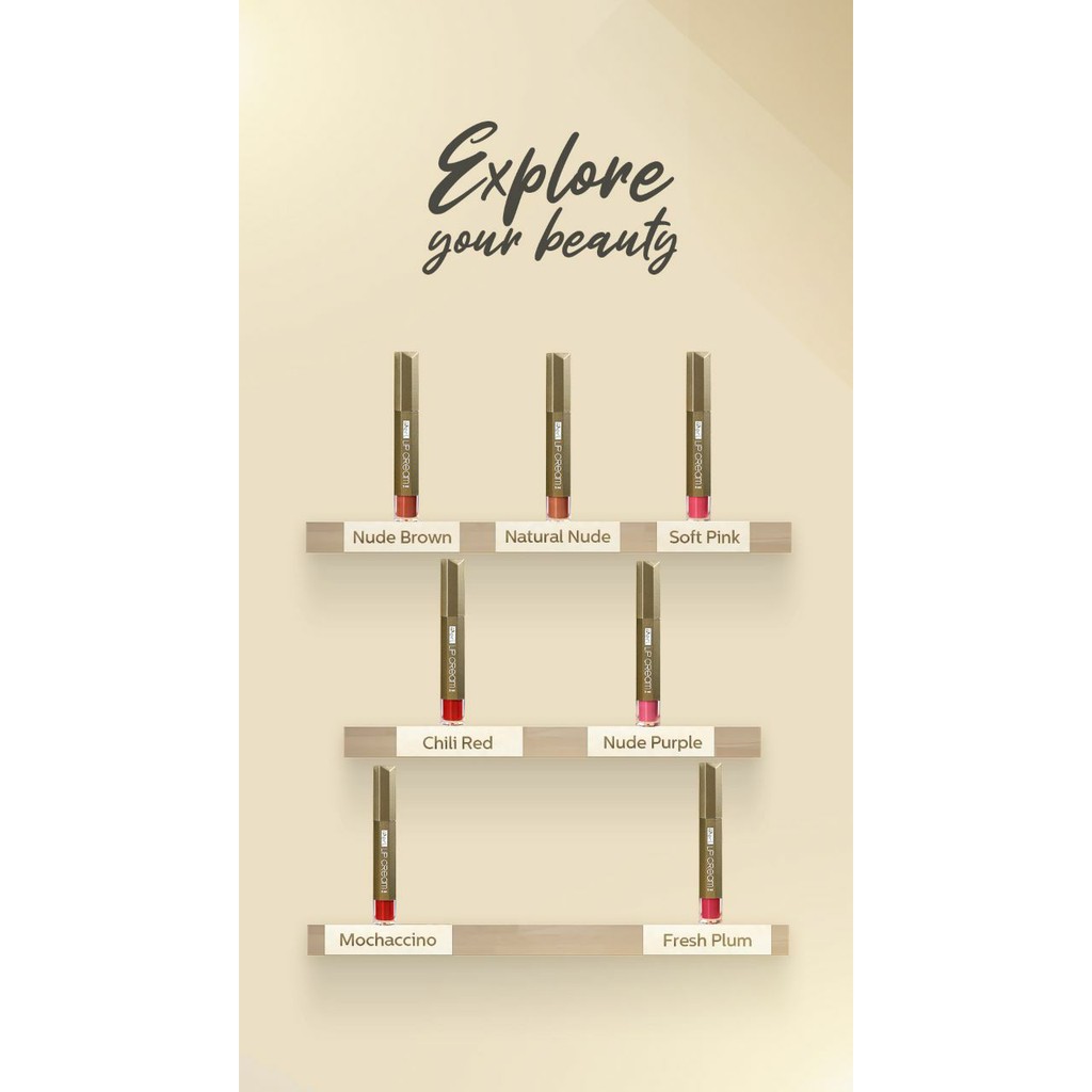 B Erl Beauty Lip Matte Cream Garansi original