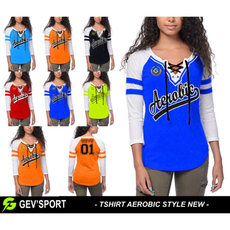 GEVSPORTWEAR T-SHIRT 7/8 AEROBIC