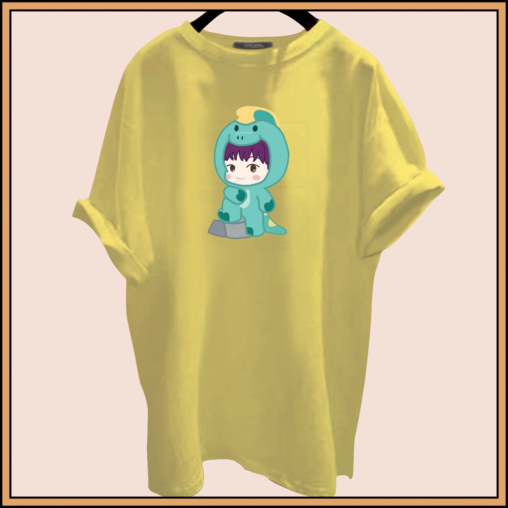 CALVIERO SHOP - BAJU KAOS ATASAN WANITA TOSCA DINO PRINT