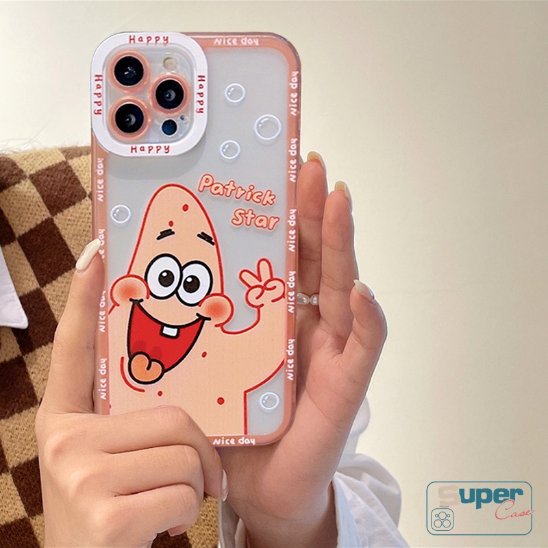 Case Untuk Realme C21Y C12 C21 C55 C20A C25 C33 C20 C31 C30 C35 C15 C25Y C11 C25S 8Pro 9 9i 9 10 Pro Plus 5 5i 6i 5S 8i Narzo 50sarung SpongeBob Kartun