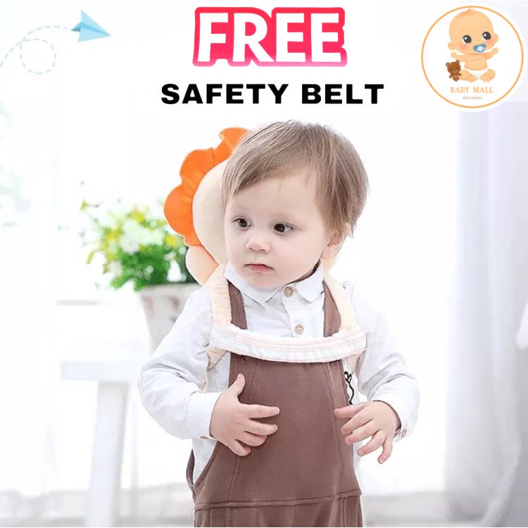 ( FREE BELT ) ANIMAL SERIES Bantal Pelindung Kepala Bayi Anti Jatuh / Baby Head Protector Ransel