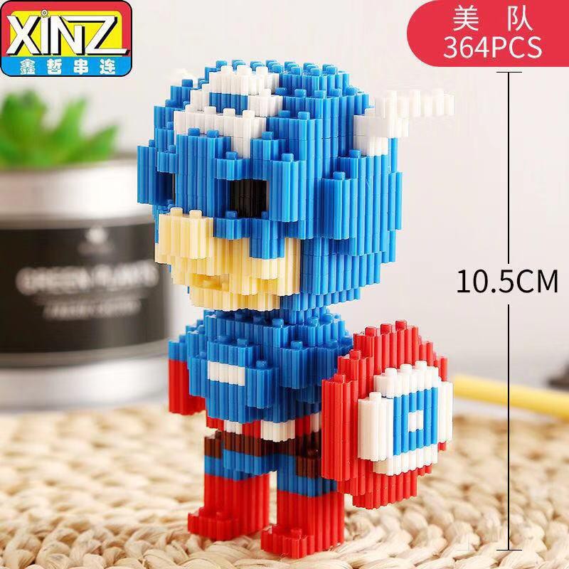 Nano Block Mainan Edukasi Marvel Avengers High Quality 251 - 381 pcs