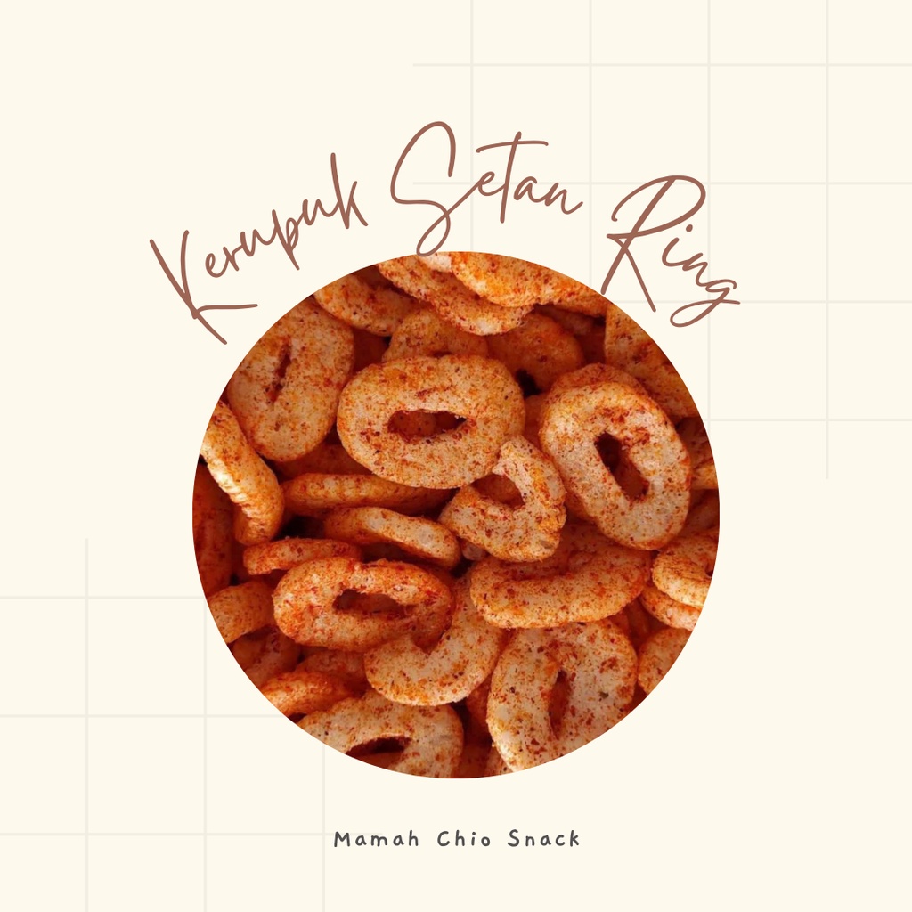 

Kerupuk setan ring