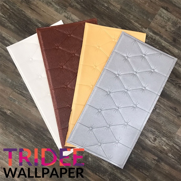 Wallpaper Headboard Stiker Foam 3D  | TRIDEE HEADBOARD FOAM