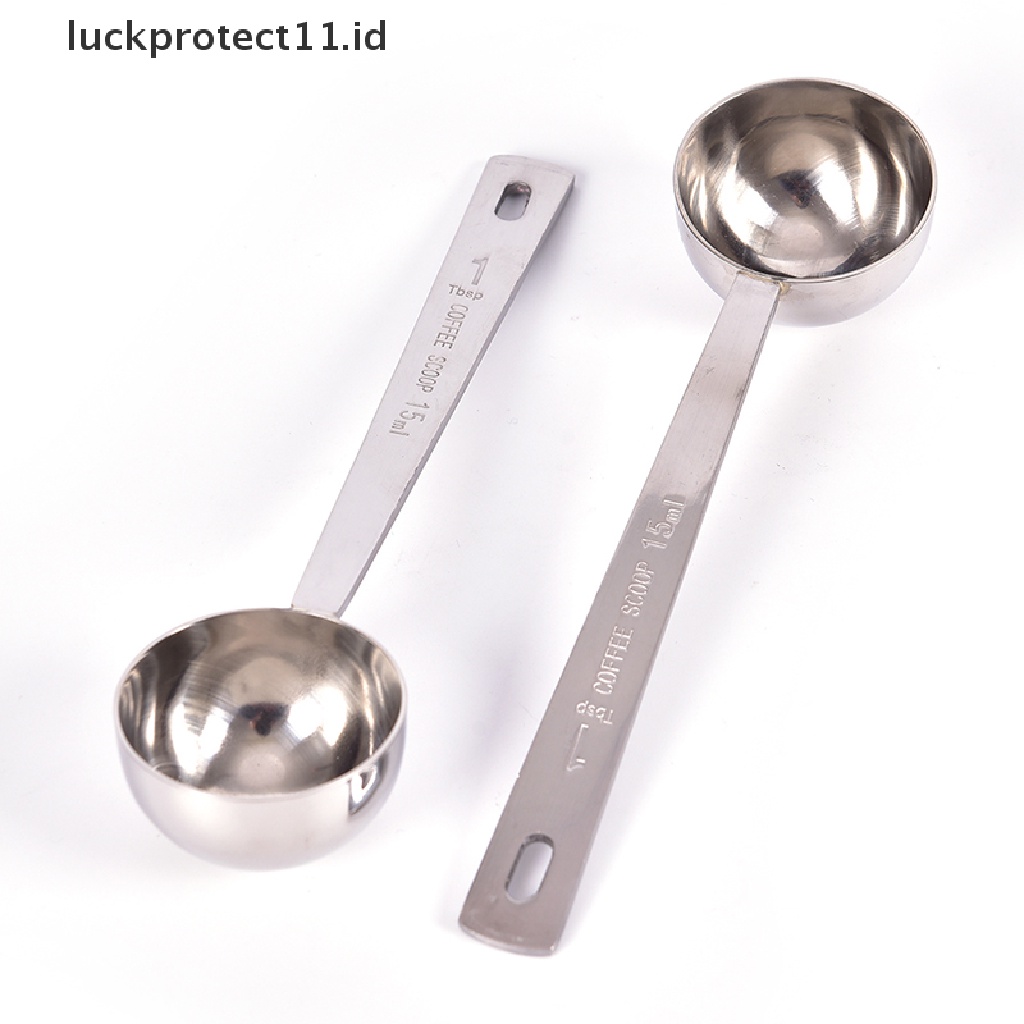 //HG&amp;ID// Coffee Measuring Spoon Tablespoon Stainless Steel Scoop Coffee Tea Baking Sugar .