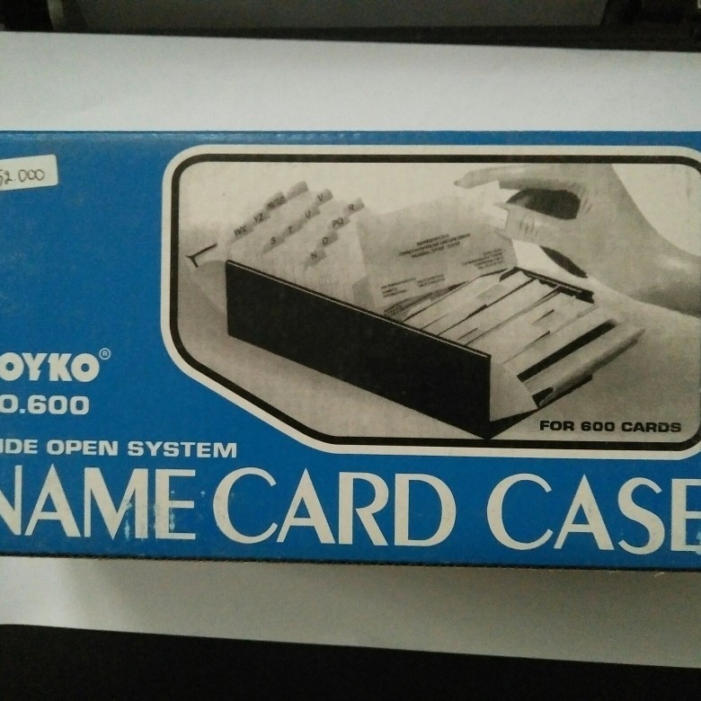 

Name Card case Joyko No.600 dan No. 400 - Box kartu nama