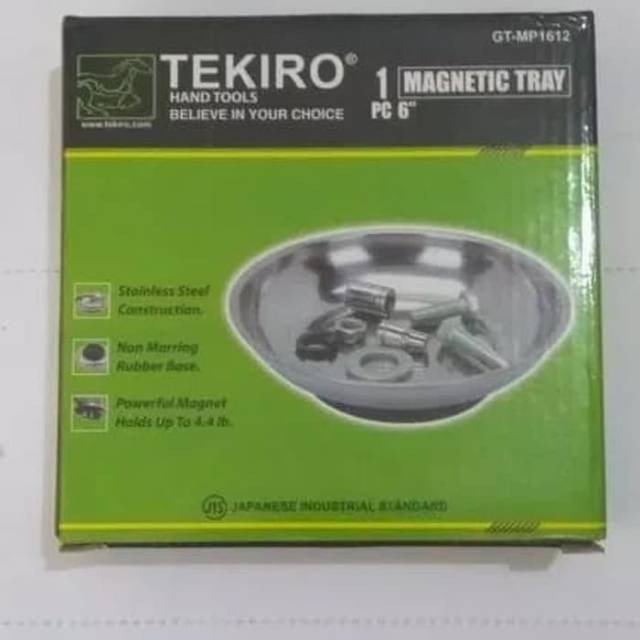 TEKIRO MAGNETIC TRAY 6 inch Tekiro WADAH MAGNET 6 in tekiro GT-MP1612