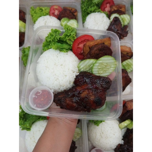 Jual Nasi Box Ayam Bakar Shopee Indonesia