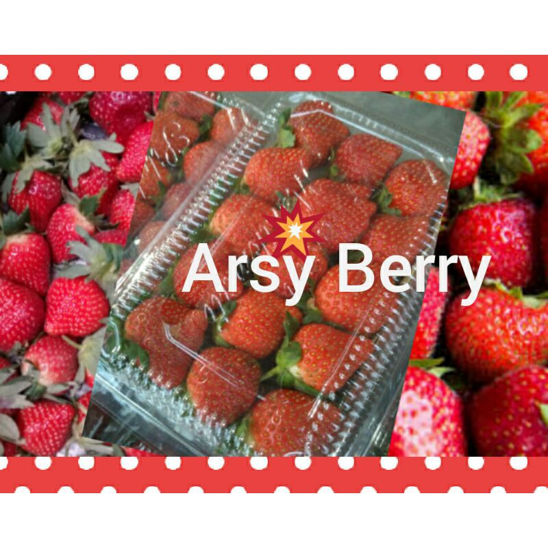 

Strowberri buah /strawberry kemasan - perpack 150gram