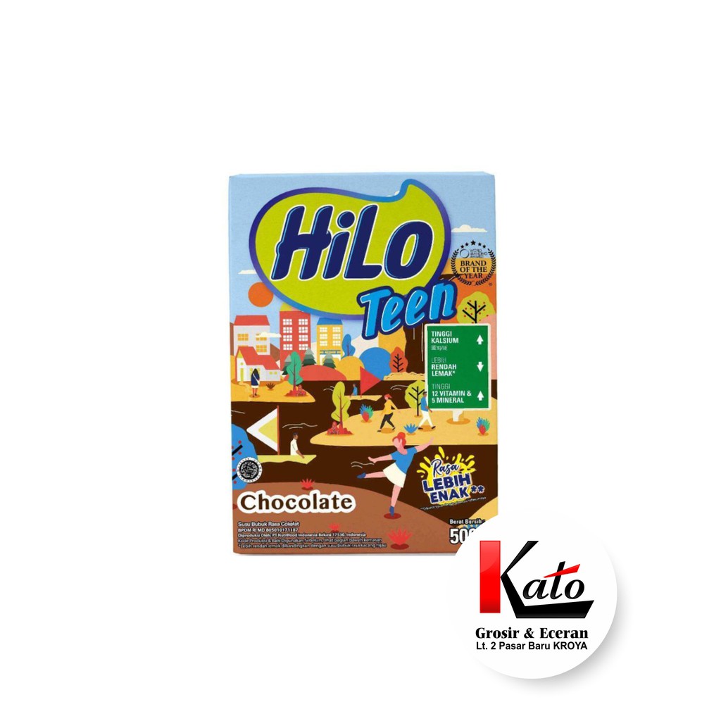 

Hilo Teen Chocolate 250 gram - Susu Tinggi Kalsium Rendah Lemak