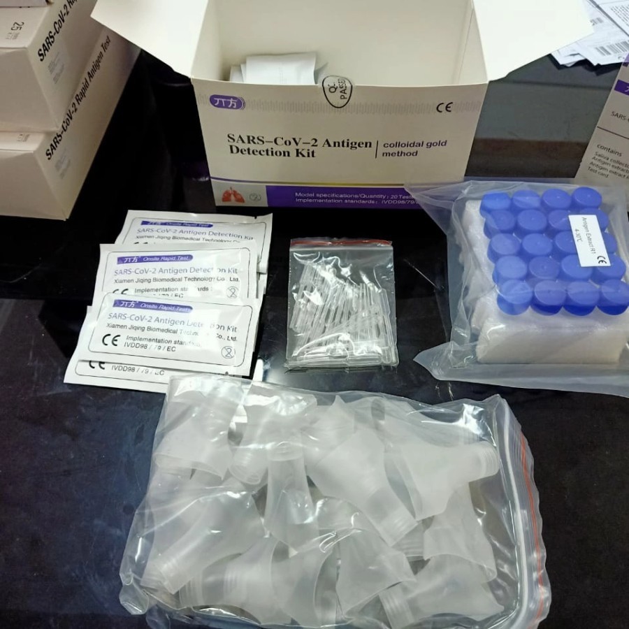 SARS COV 2 AG Detection Kit 1pcs siap pakai (AKURAT)