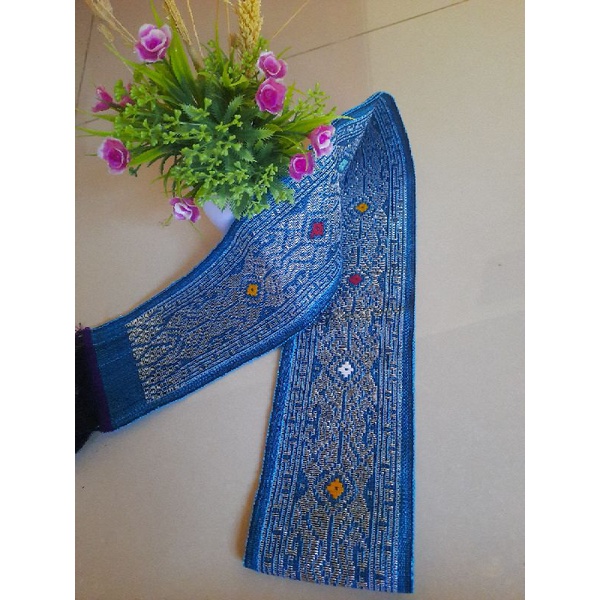 Kain Tenun Selendang Songket Sidemen Bali