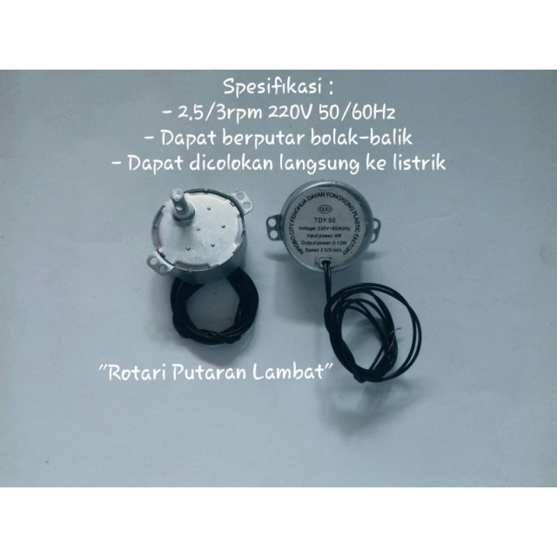 2 Pcs Dinamo Motor Mesin Rotari Synchronous Spare Part Suku Cadang Aksesoris Asesoris Kipas Angin Di