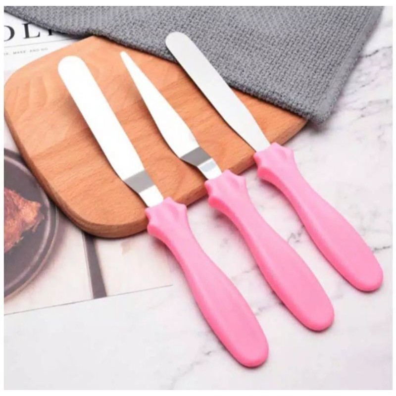 Spatula Poles Set isi 3 Untuk ButterCream