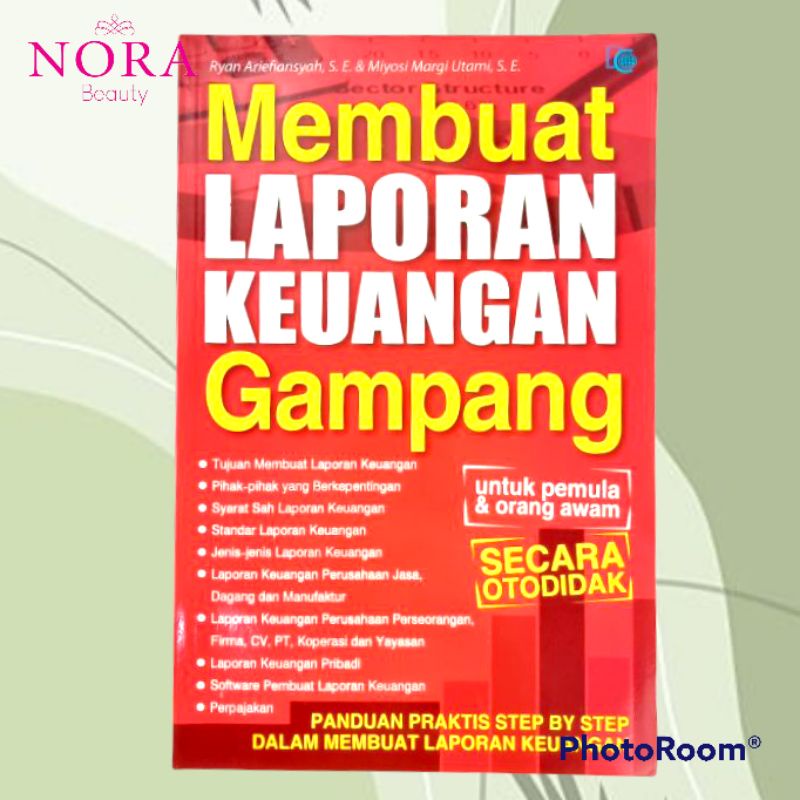 Buku membuat laporan keuangan gampang // murah