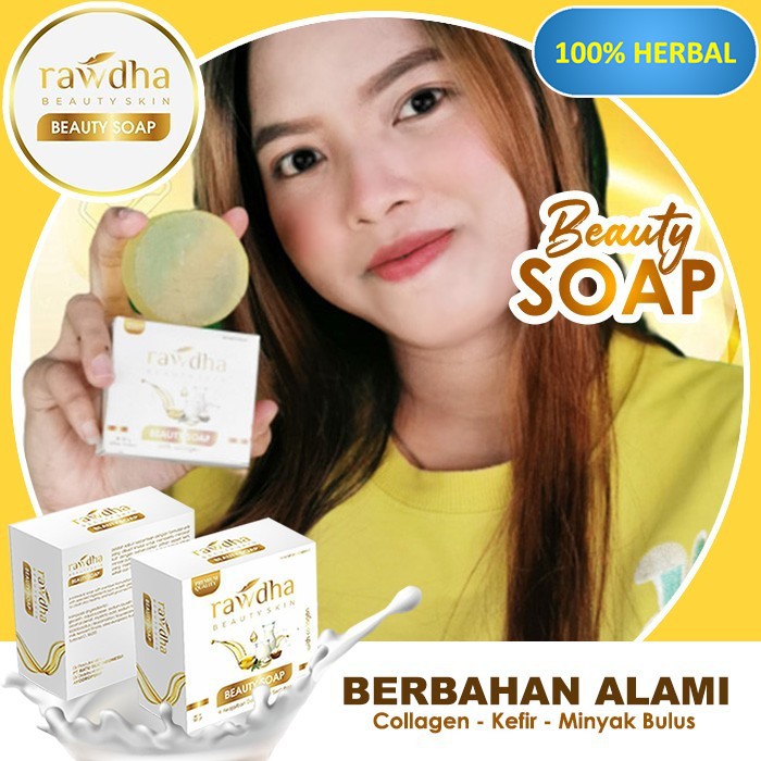 `735њ [Rawdha Sabun Collagen] Awet Muda | Sabun Penghilang Flek Hitam Pria
