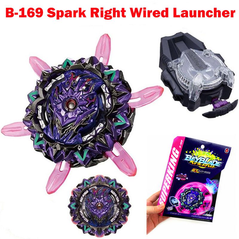 Burst SuperKing Beyblade B-169 Starter Varian Lucifer.Mb Spark Launcher 2D