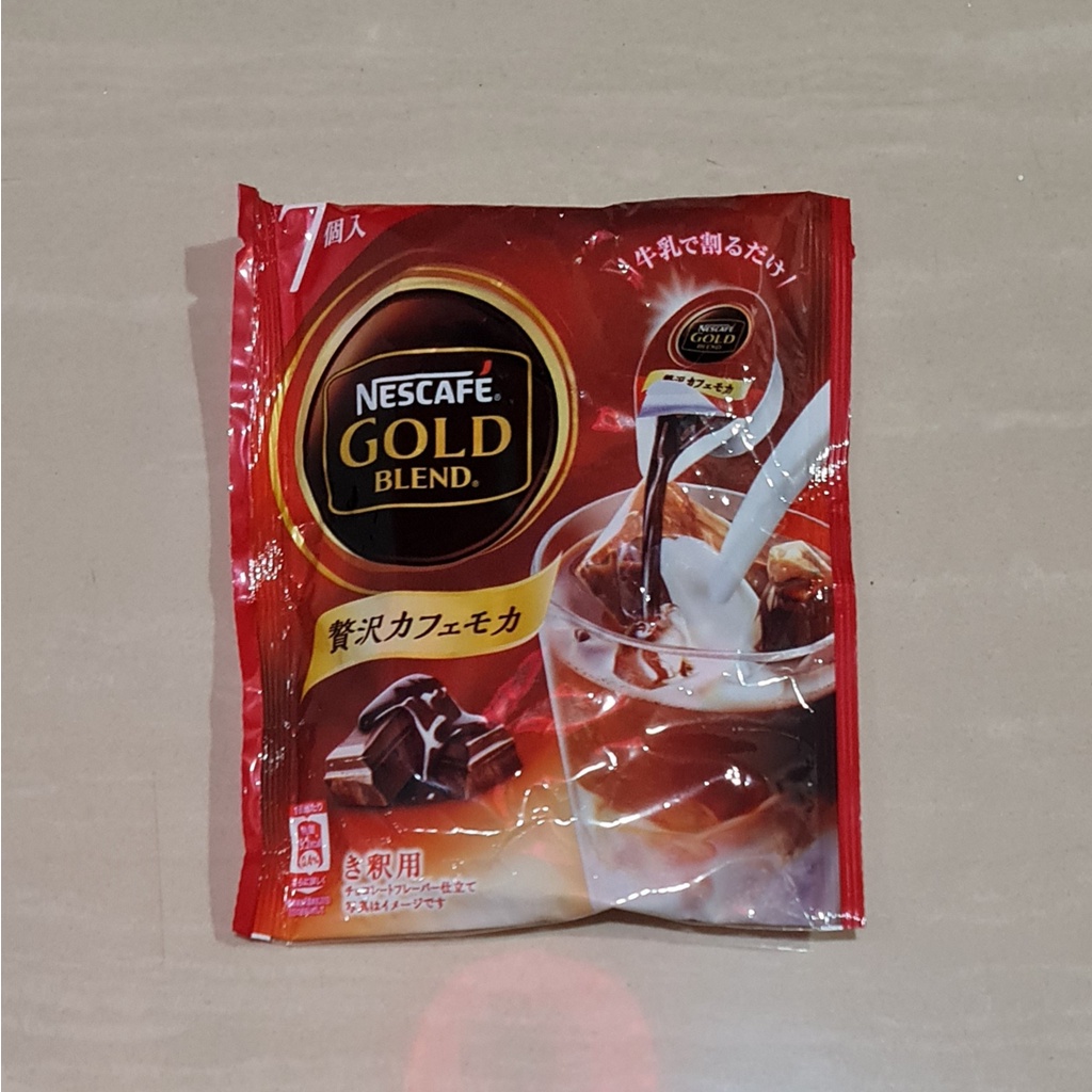 Nescafe Gold Blend Potion Japan Mocha 7 Capsul