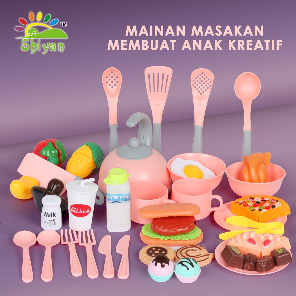 [Shiyan] dream kitchen set toys / mainan masak masakan / mainan dapur anak anak SNI