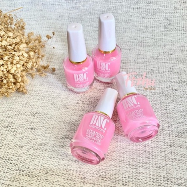 VITAMIN KUKU BNC SUPER NAIL HARDENER PINK / KUTEK BNC KOREA / VITAMIN KUKU RAPUH