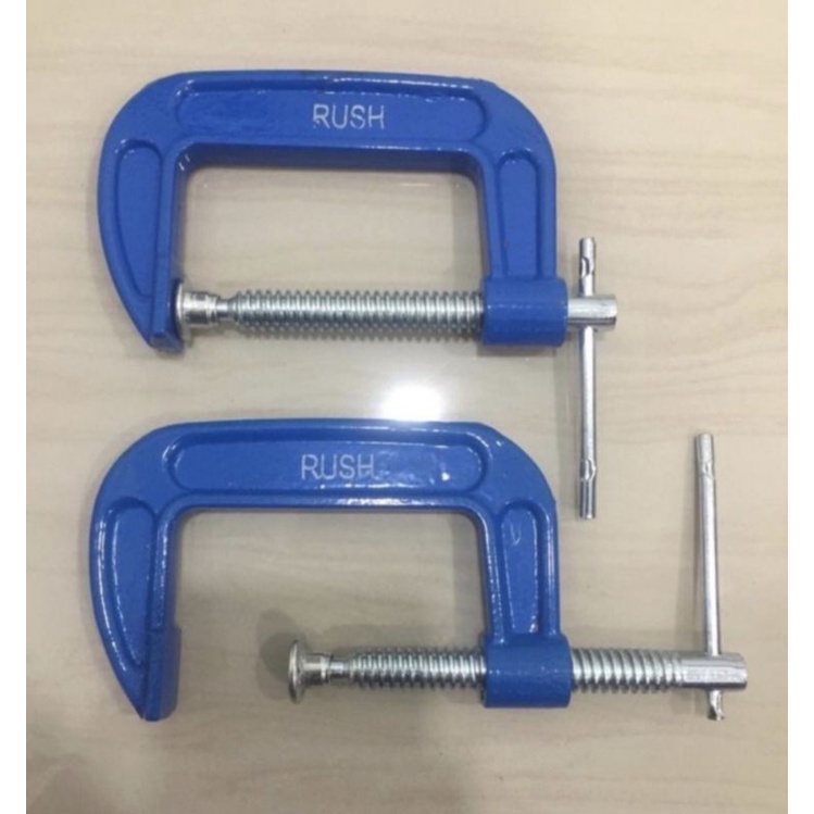 Cingkau c 3 inch RUSH/Bais klem C 3” inci ( penjepit kayu / klem kayu )