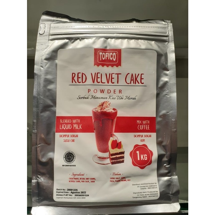 

TOFICO POWDER RED VELVET 1000 G - CAKE