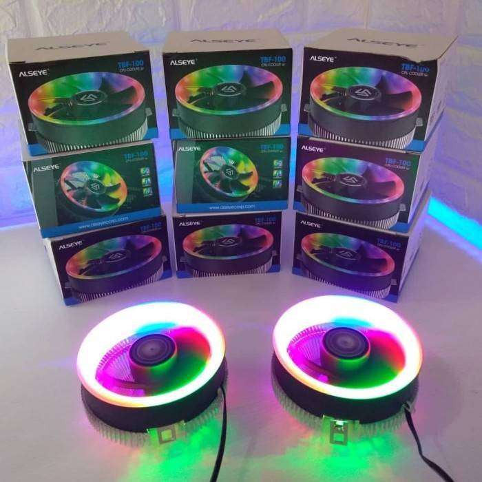 Alseye TBF-100 Fan Processor/CPU Cooler RGB Suport Amd Intel