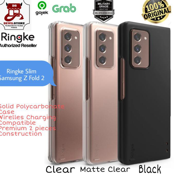 Case Samsung Galaxy Z Fold 2 Ringke Slim Hardcase Casing Z Fold 2 - Matte Clear PROMO!!