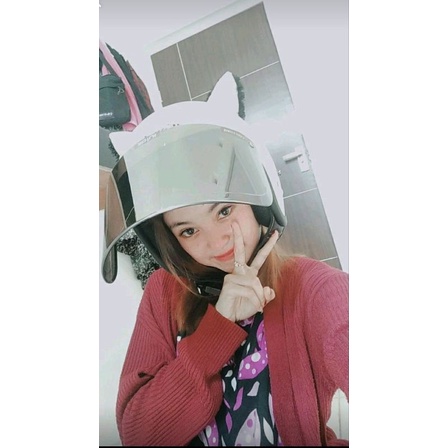 Helm Neko,Helm Bogo,Kuping Kucing Helm E trendy