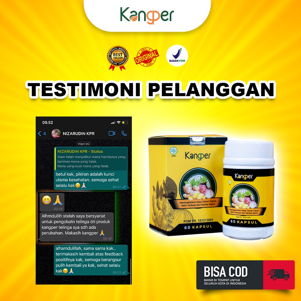 Kangper obat telinga Berdengung Bernanah Berair Tersumbat congek herbal asli bpom