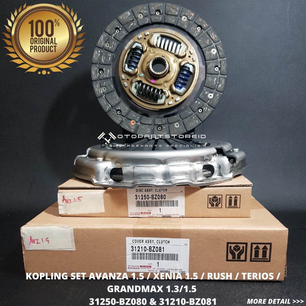 PLAT KOPLING SET /KOPLING SET AVANZA XENIA RUSH TERIOS ORIGINAL TOYOTA