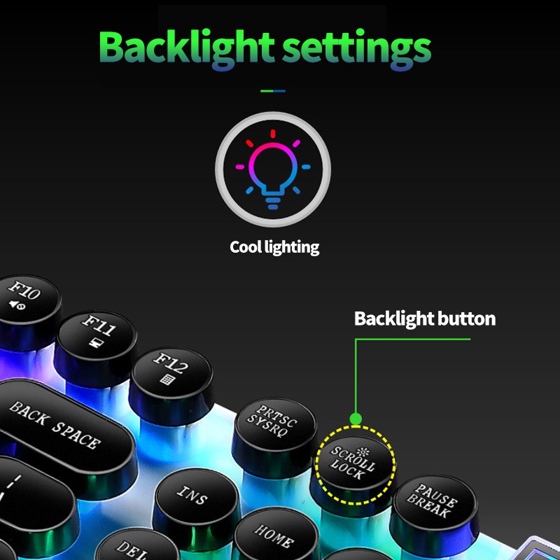 Keyboard Gaming and Mouse Mechanical GTX300 Keyboard Komputer Mouse Keyboard Gaming RGB Led G21