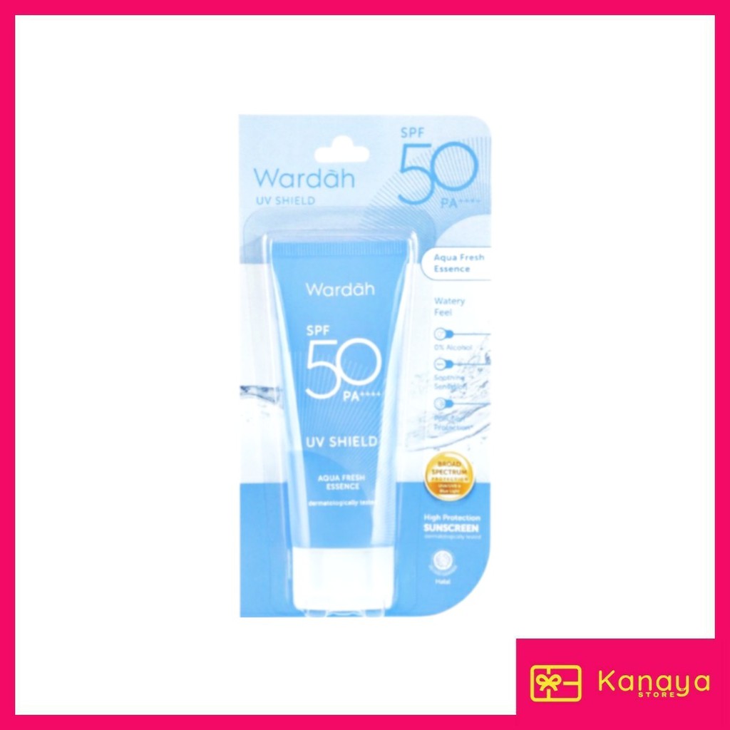 (BISA COD) Wardah UV Shield SPF 50 PA++++ AQUA FRESH ESSENCE 30 ml