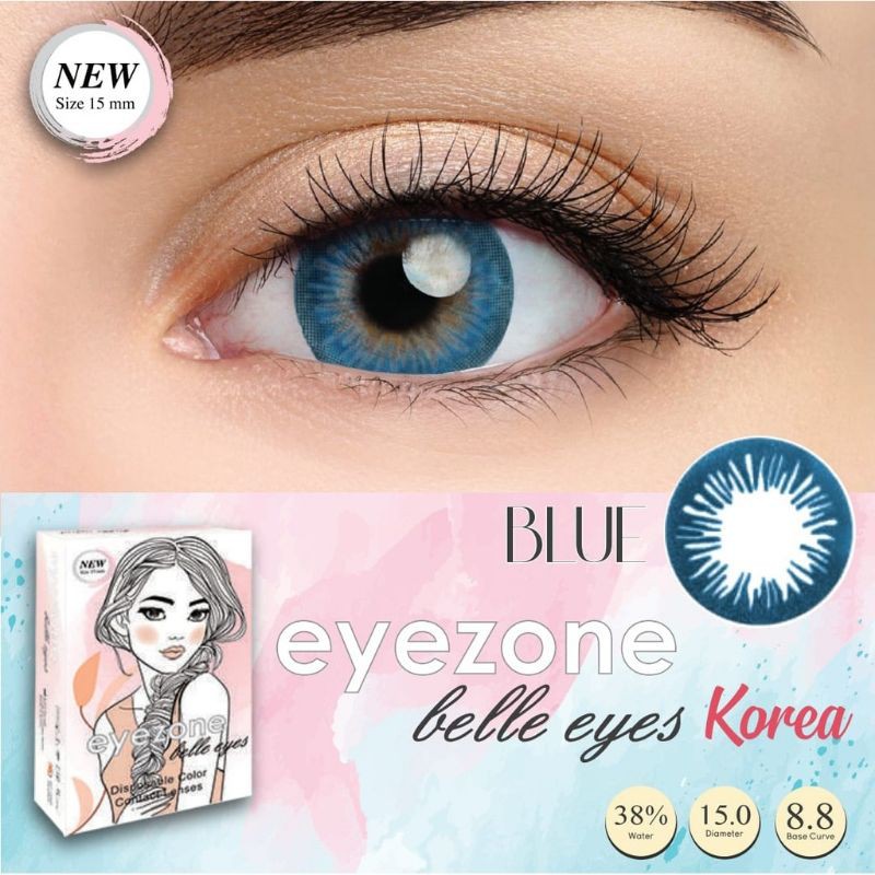 softlens warna new belle eyes diameter 15