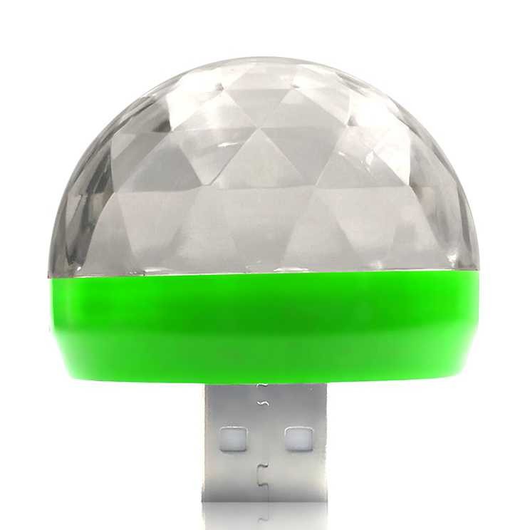 Bayar Ditempat Magic Ball Lampu LED RGB USB Atmospere DJ Light Sound Control