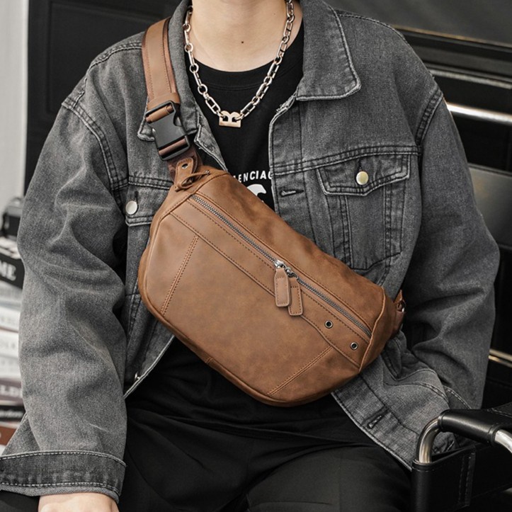 tas selempang pria tas kulit pria tas kerja tas pinggang pria GROSIR tas slempang pria totebag Q1X0 