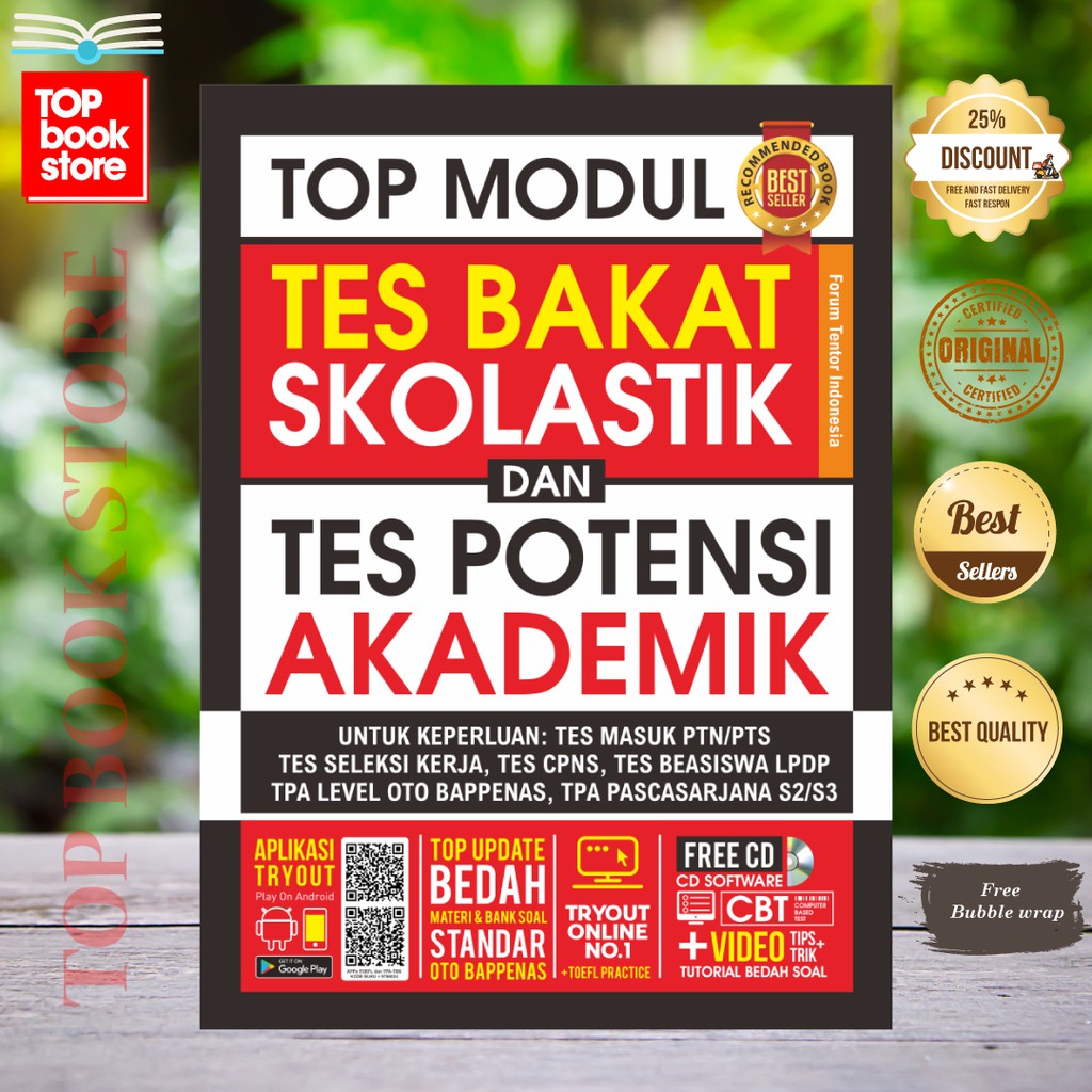 Top Modul Tes Bakat Skolastik Dan Tes Potensi Akademik Shopee Indonesia