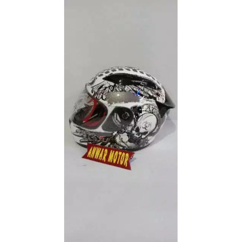 KYT RC SEVEN / RC7 #13 white/black/gunmetal