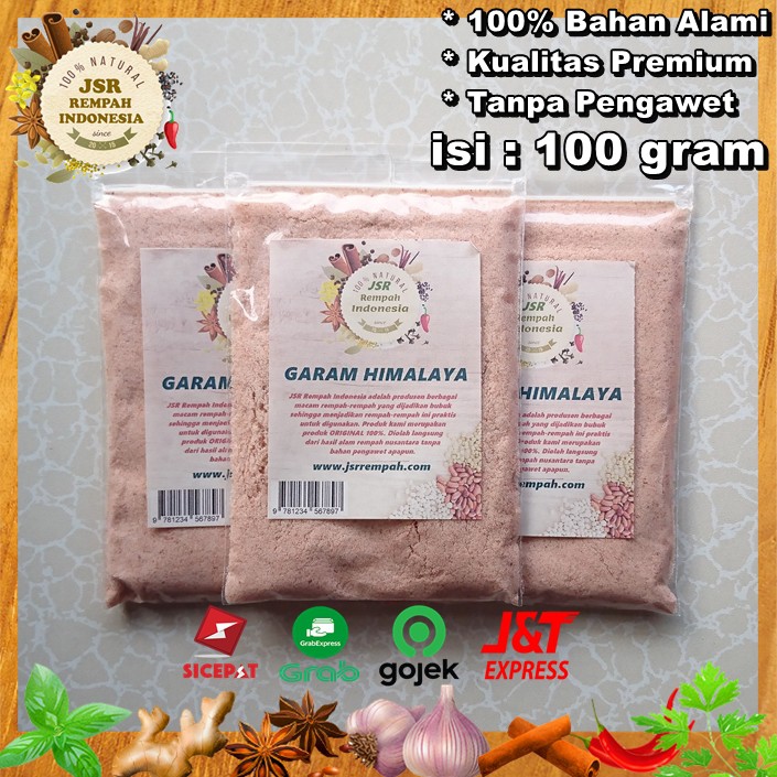 

GARAM HIMALAYA HIMALAYAN SALT ISI 100 GRAM JSR REMPAH